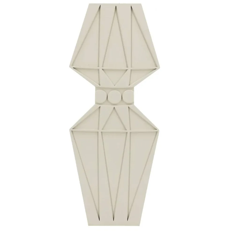 Jonathan Adler x Michaels 19.25" White Triangle Decorative Vase