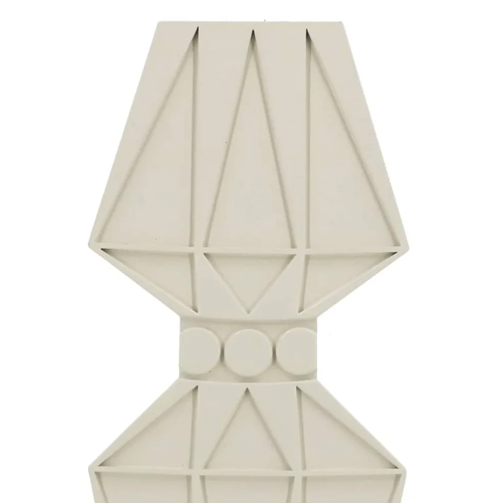 Jonathan Adler x Michaels 19.25" White Triangle Decorative Vase