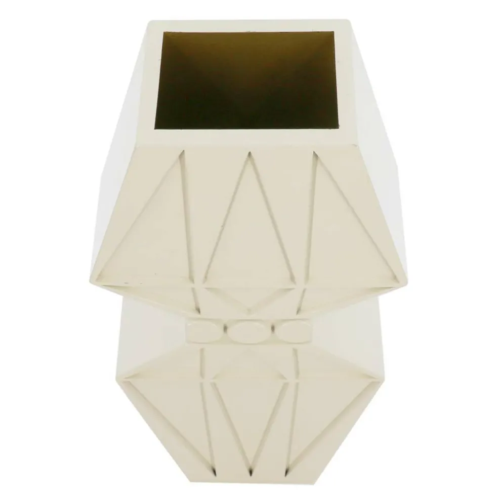 Jonathan Adler x Michaels 19.25" White Triangle Decorative Vase