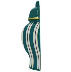 Jonathan Adler x Michaels 8.25" White, Teal & Blue Striped Ceramic Wall Urn