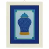 Jonathan Adler x Michaels 18.5" White & Blue Greek Key Urn Wall Décor