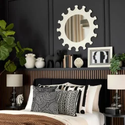 Jonathan Adler x Michaels 35.25" White Cog Mirror Wall Décor