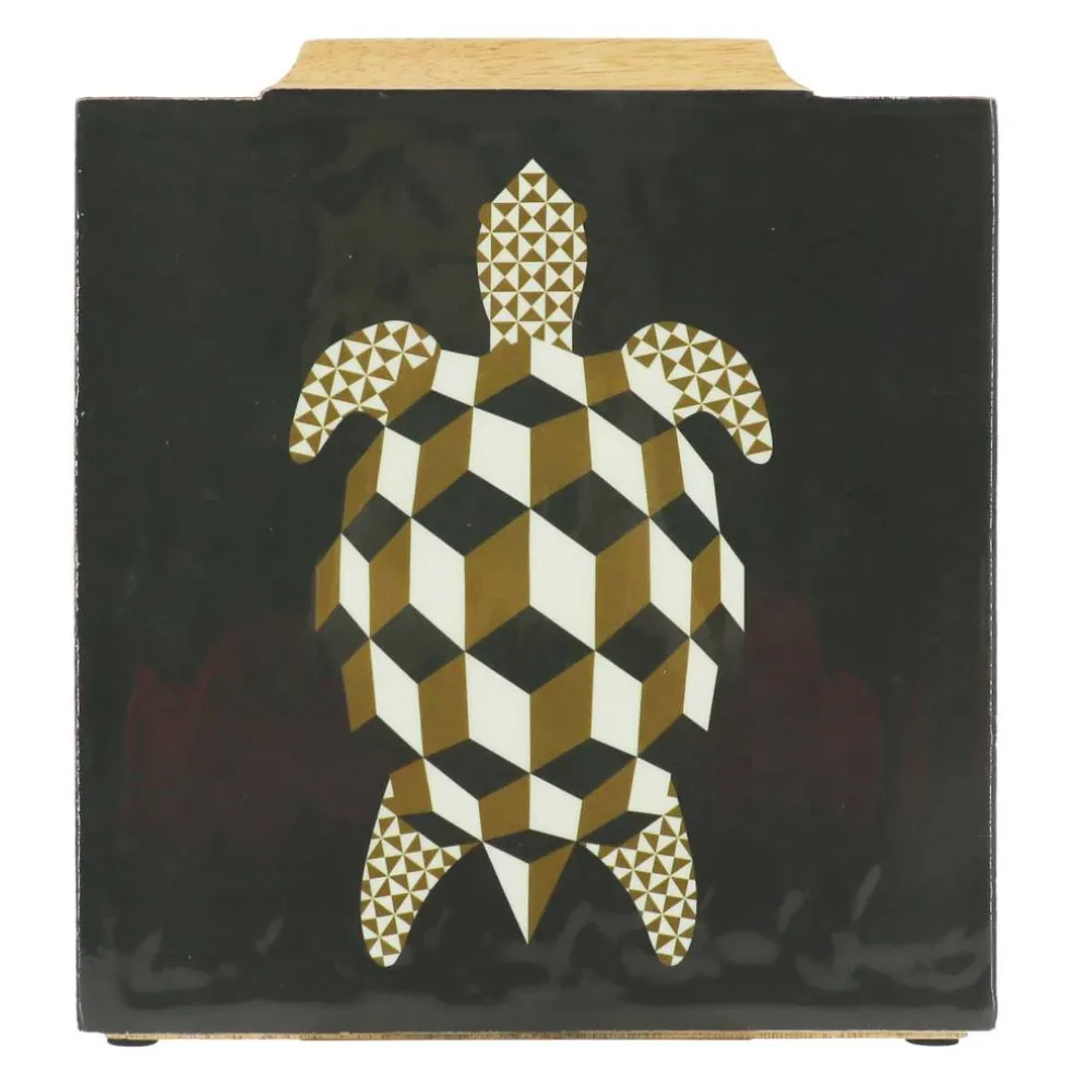Jonathan Adler x Michaels 9.5" Wood Turtle Vase