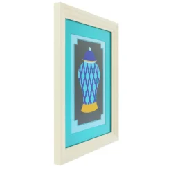 Jonathan Adler x Michaels 14.5" x 18.5" Blue Urn Wall Art