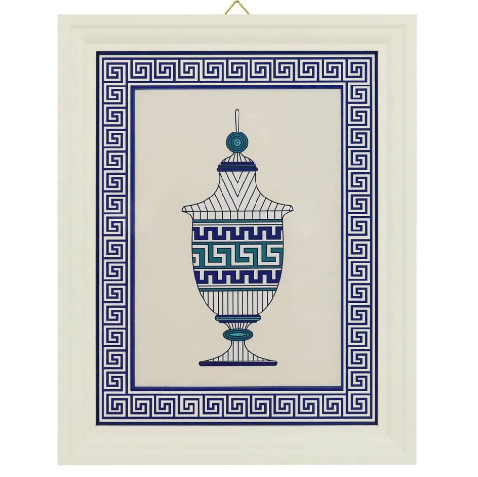 Jonathan Adler x Michaels 14.5" x 18.5" Blue & Green Urn Wall Art