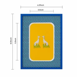 Jonathan Adler x Michaels 4" x 6" Blue & Teal Greek Key Matted Metal Tabletop Frame