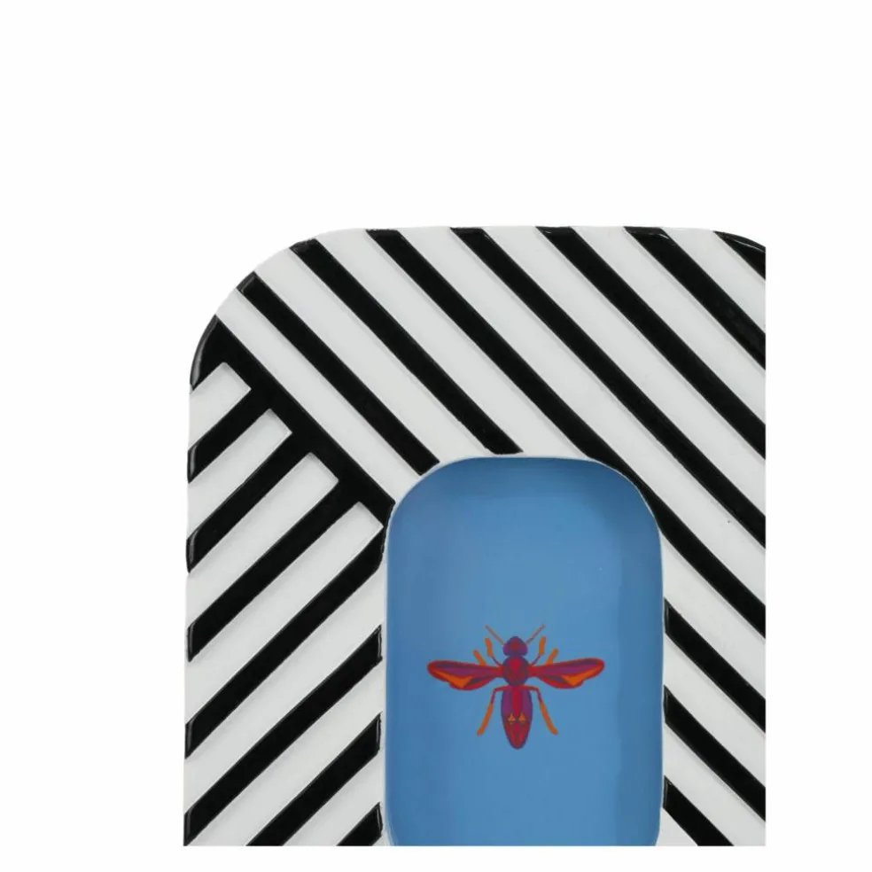 Jonathan Adler x Michaels 2" x 3" Black & White Striped Tabletop Frame