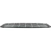 Jonathan Adler x Michaels 4.25" x 15" Black & White Geometric Metal Tray