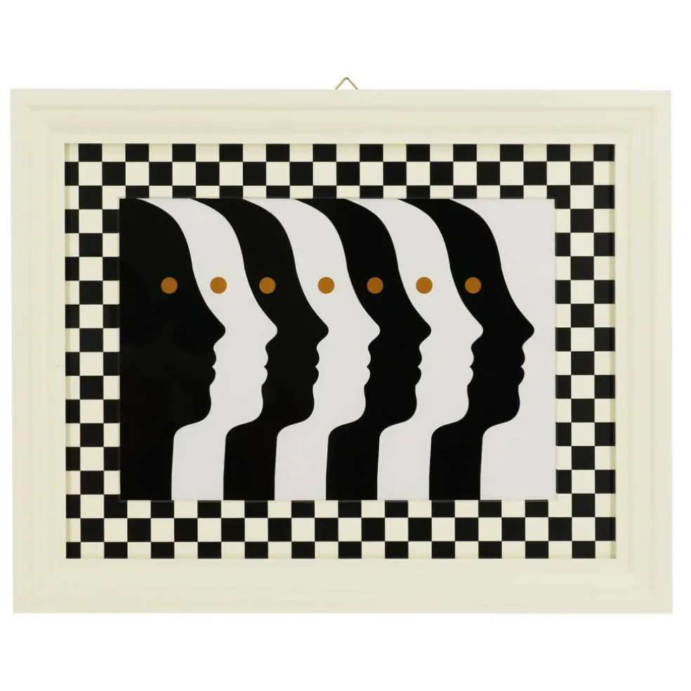Jonathan Adler x Michaels 18.5" x 14.5" Black & White Atlas Wall Art