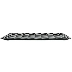 Jonathan Adler x Michaels 4" x 10" Black & White Geometric Metal Plate