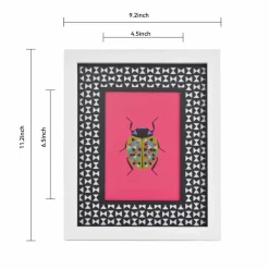 Jonathan Adler x Michaels 5" x 7" Black & White Bow Tie Matted Wood Tabletop Frame
