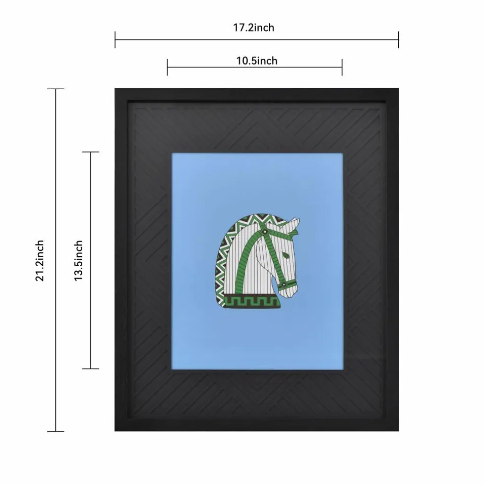 Jonathan Adler x Michaels 11" x 14" Black Diamond Matted Wood Wall Frame
