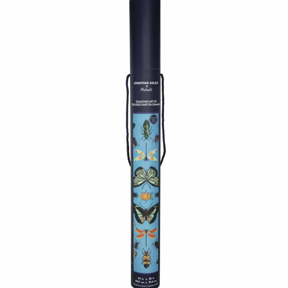 Jonathan Adler x Michaels 24" x 36" Butterfly Diamond Art Kit