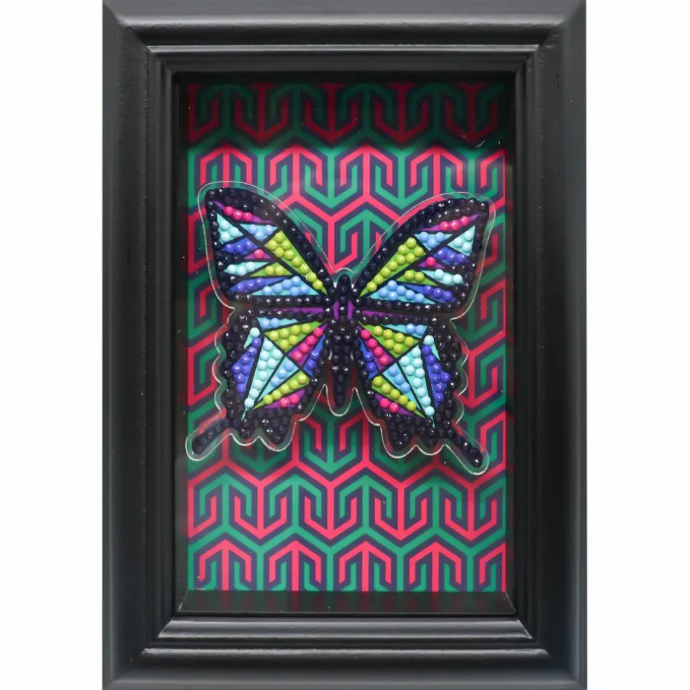Jonathan Adler x Michaels 4" x 6" Butterfly Diamond Art Frame Kit
