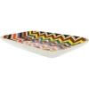 Jonathan Adler x Michaels 4.8" x 8" Chevron Pattern Ceramic Plate