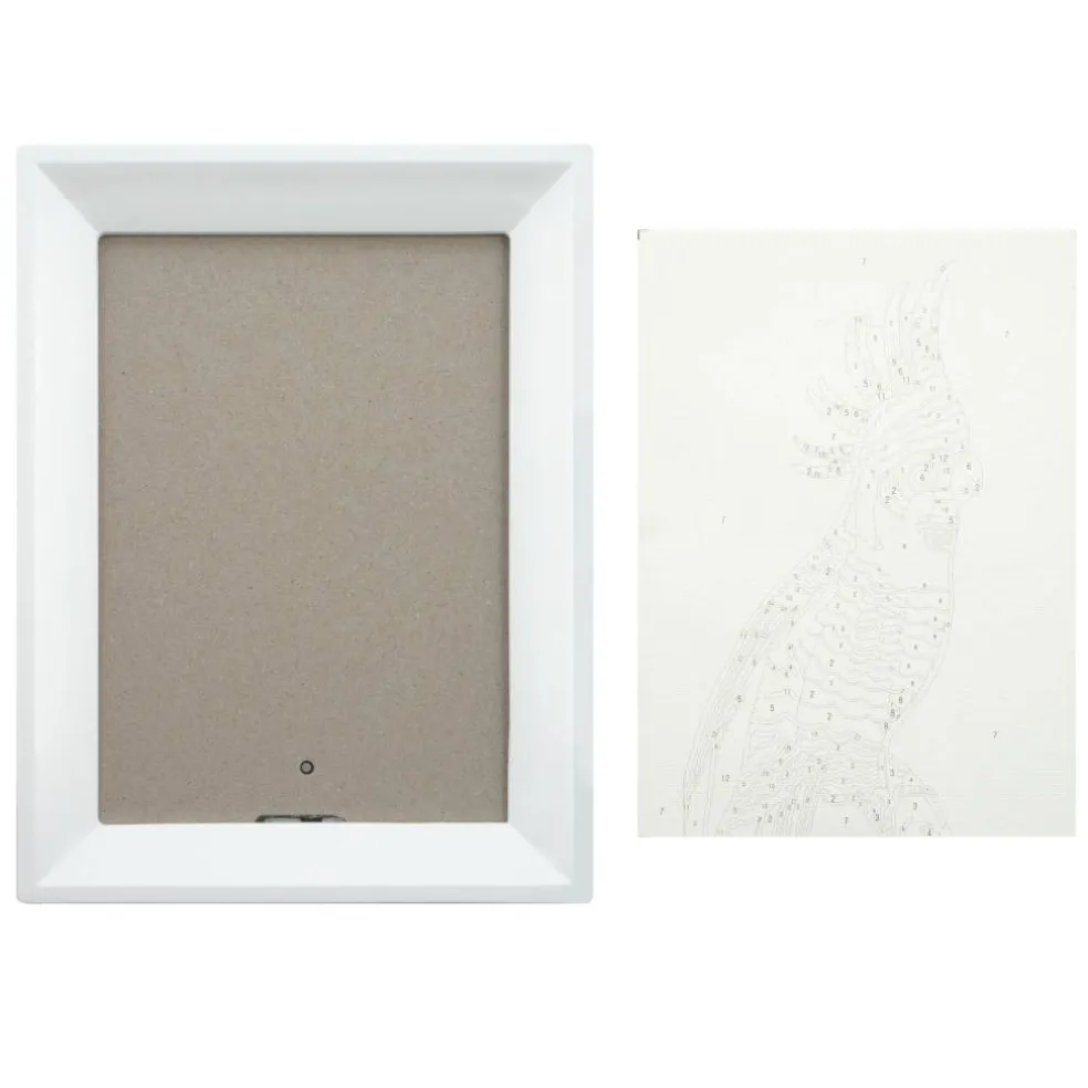 Jonathan Adler x Michaels 5" x 7" Cockatoo Paint-By-Number Framed Kit