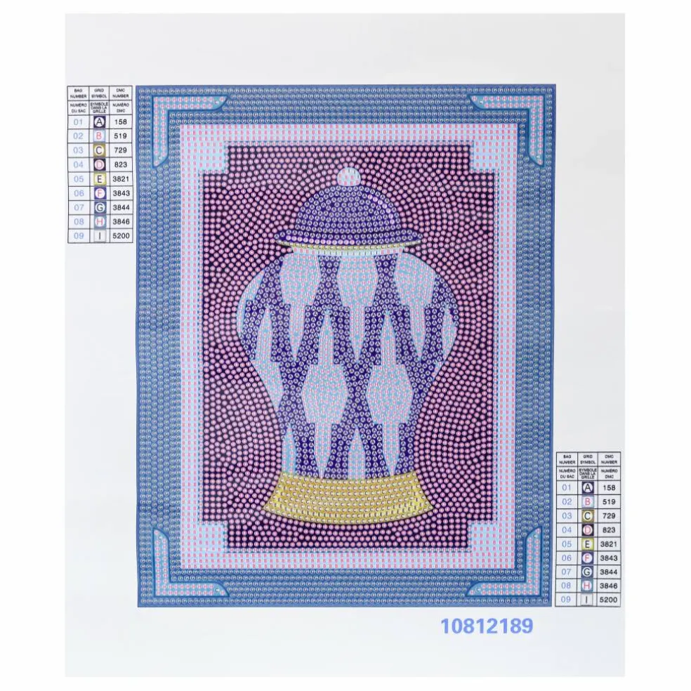 Jonathan Adler x Michaels 8" x 10" Ginger Jar Diamond Art Kit