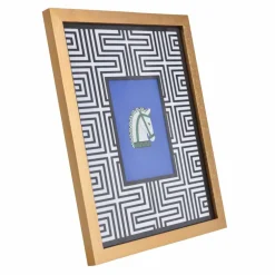 Jonathan Adler x Michaels 5" x 7" Gold Greek Key Matted Wood Wall Frame