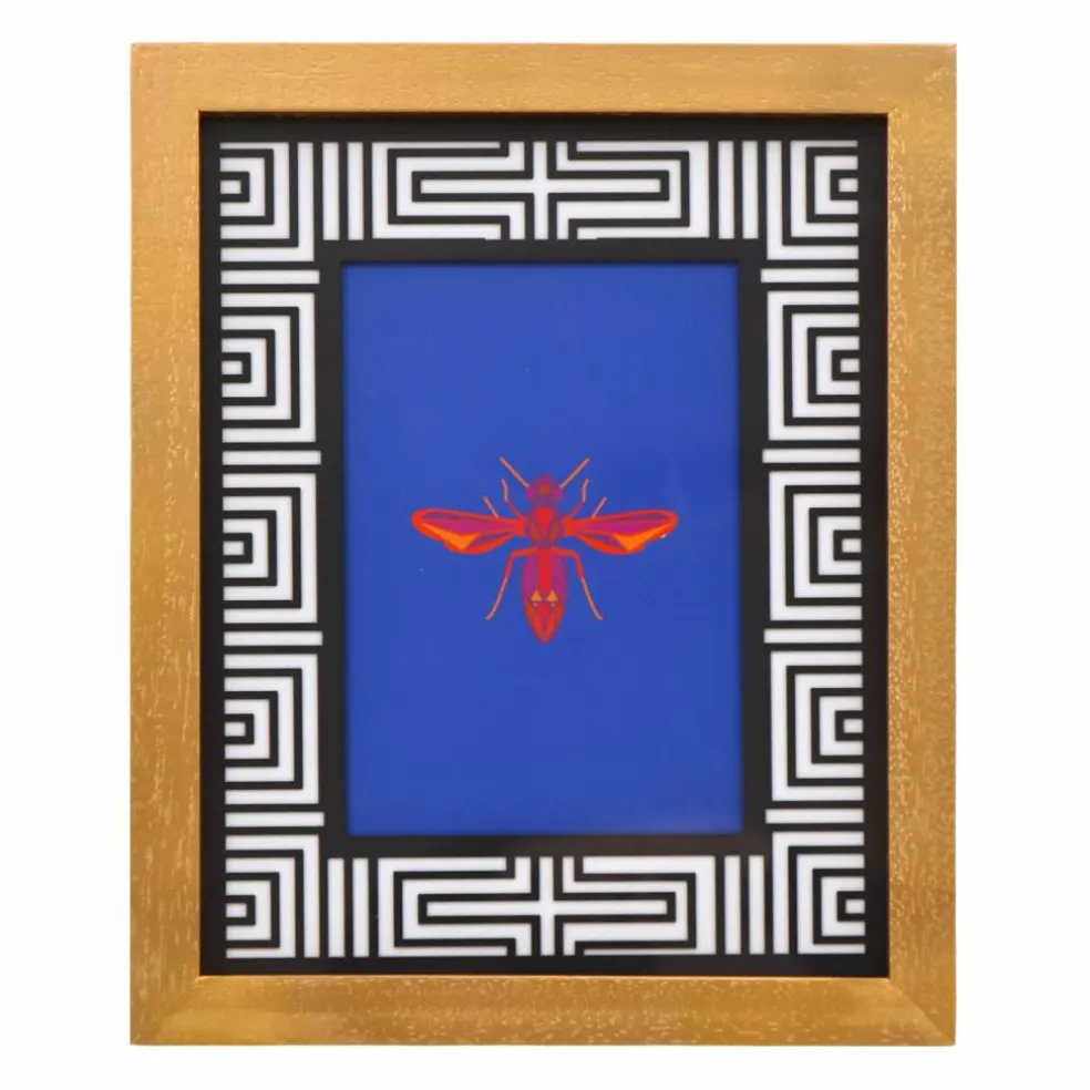 Jonathan Adler x Michaels 5" x 7" Gold Greek Key Matted Wood Tabletop Frame