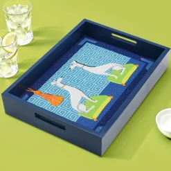 Jonathan Adler x Michaels 10" x 14" Greyhound Dog Pair Diamond Art Tray Kit