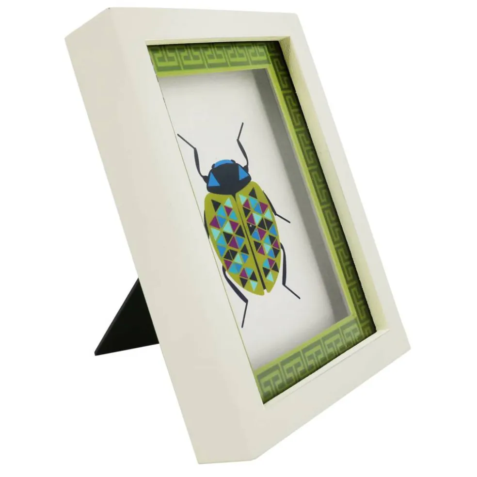 Jonathan Adler x Michaels 5.75" x 7.75" Green Beetle Art