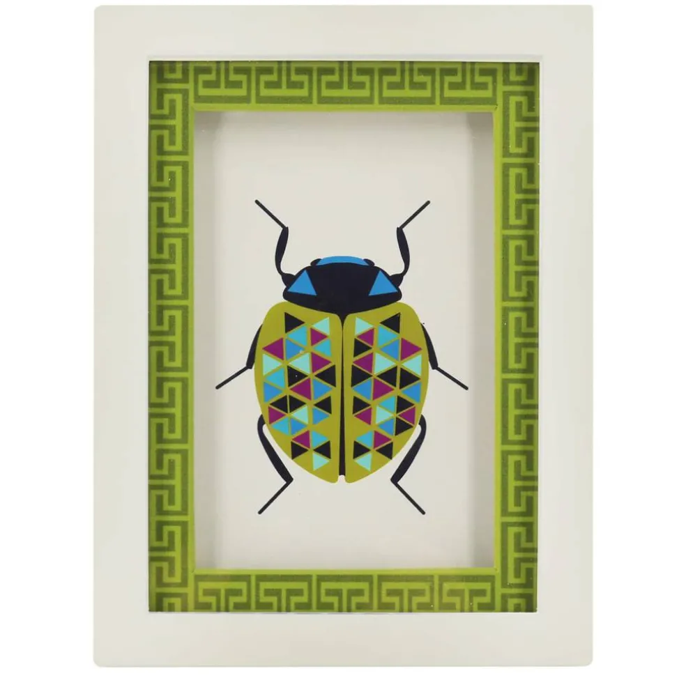Jonathan Adler x Michaels 5.75" x 7.75" Green Beetle Art