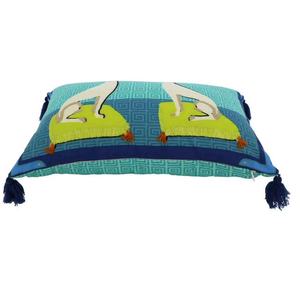 Jonathan Adler x Michaels 12" x 20" Greyhound Dog Pair Pillow with Tassel