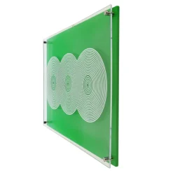 Jonathan Adler x Michaels 23.75" x 18" Green Swirl Stripe Wall Art