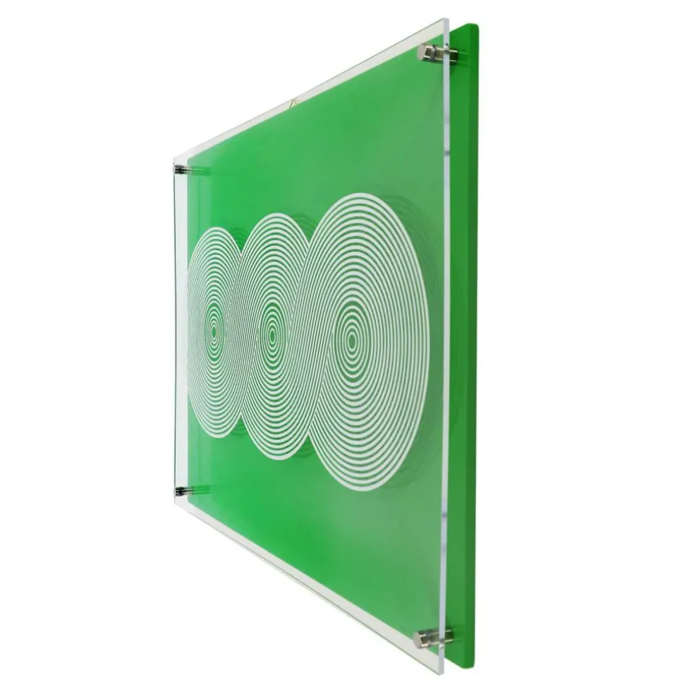 Jonathan Adler x Michaels 23.75" x 18" Green Swirl Stripe Wall Art