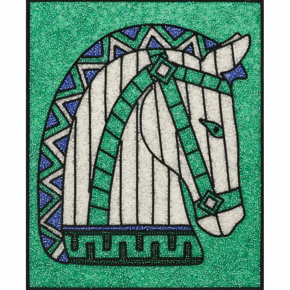 Jonathan Adler x Michaels 8" x 10" Horse Bead Art Kit