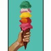 Jonathan Adler x Michaels 20" x 30" Ice Cream Paint-By-Number Kit