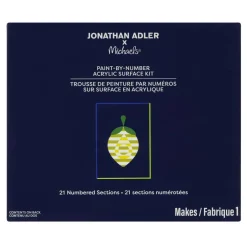Jonathan Adler x Michaels 5" x 7" Lemon Paint-By-Number Acrylic Surface Kit