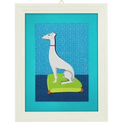 Jonathan Adler x Michaels 14.5" x 18.25" Left-Looking Greyhound Wall Art