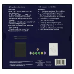 Jonathan Adler x Michaels 5" x 7" Lime Paint-By-Number Framed Kit