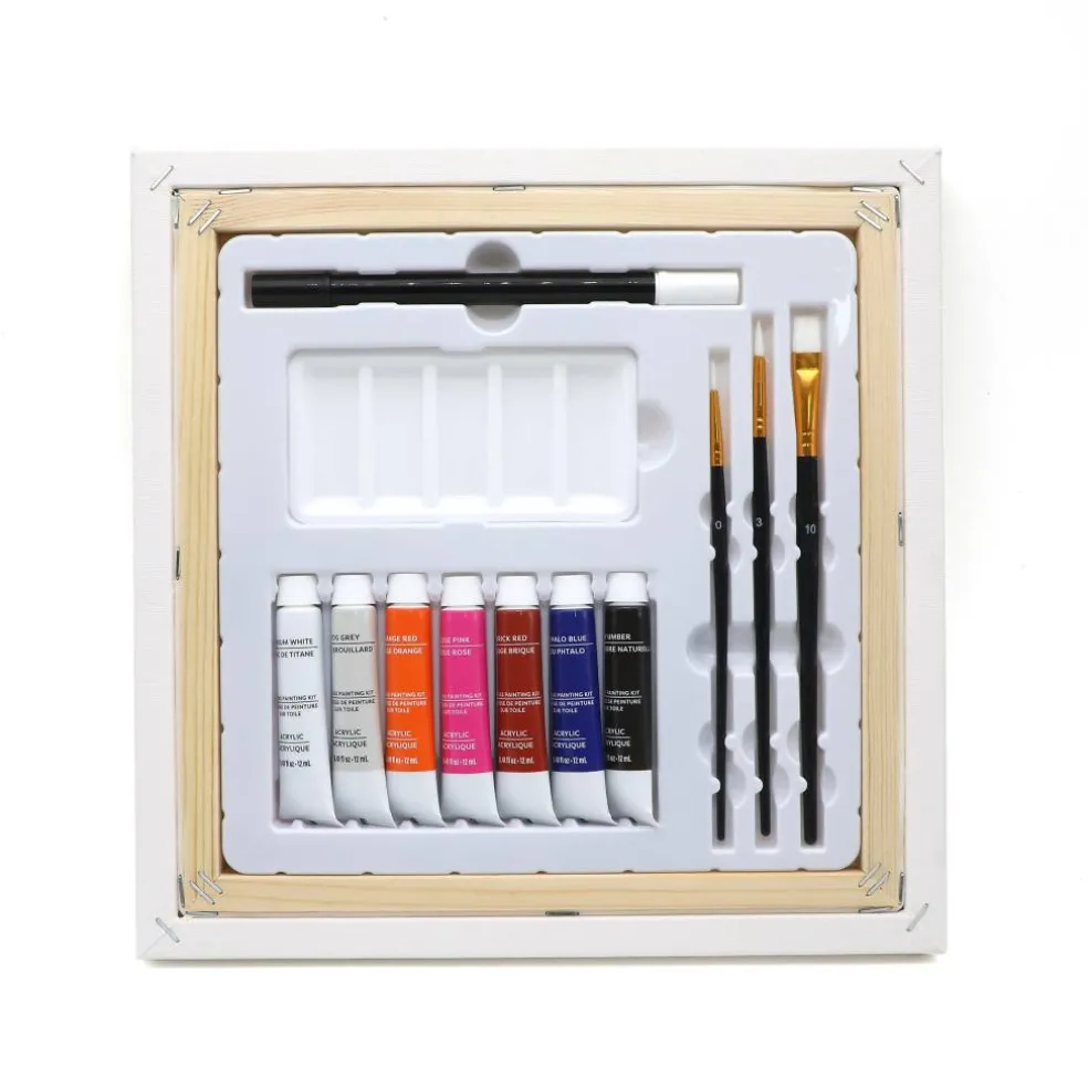 Jonathan Adler x Michaels 11" x 11" Luxembourg Urn Canvas Painting Kit
