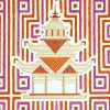 Jonathan Adler x Michaels 11" x 11" Luxembourg Pagoda Canvas Painting Kit