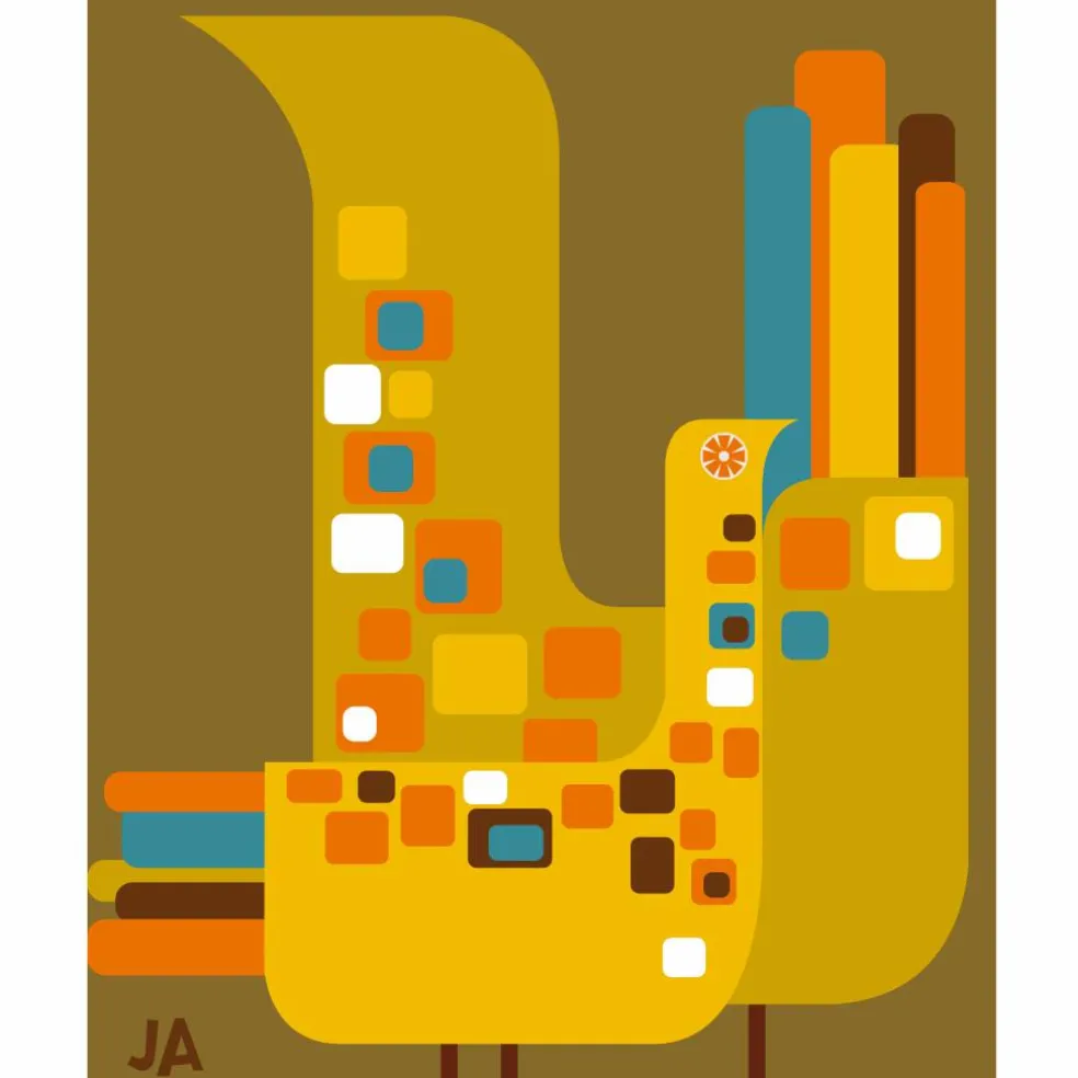 Jonathan Adler x Michaels 16" x 20" Madrid Flames Paint-By-Number Kit
