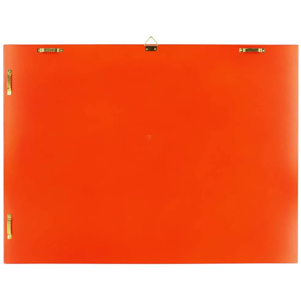 Jonathan Adler x Michaels 23.75" x 18" Orange Swirl Stripe Wall Art