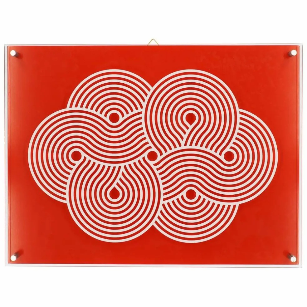 Jonathan Adler x Michaels 23.75" x 18" Orange Swirl Stripe Wall Art