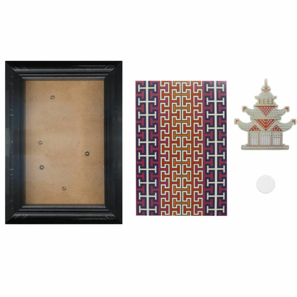 Jonathan Adler x Michaels 4" x 6" Pagoda Diamond Art Frame Kit