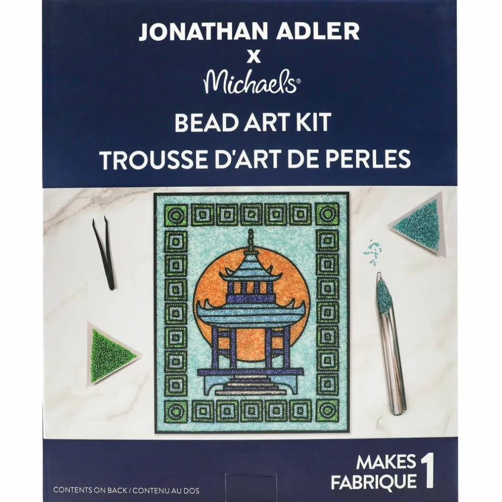 Jonathan Adler x Michaels 8" x 10" Pagoda Bead Art Kit