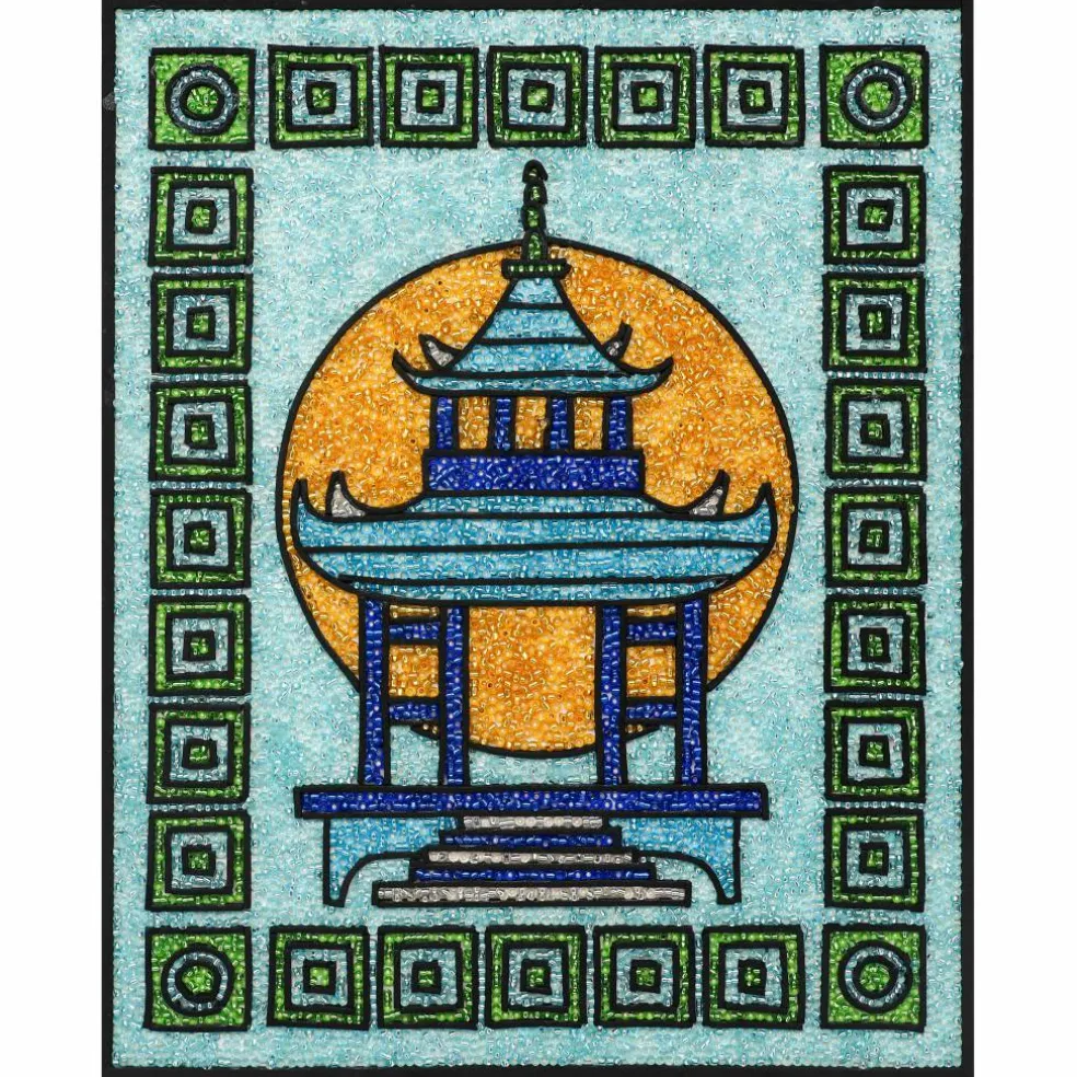 Jonathan Adler x Michaels 8" x 10" Pagoda Bead Art Kit