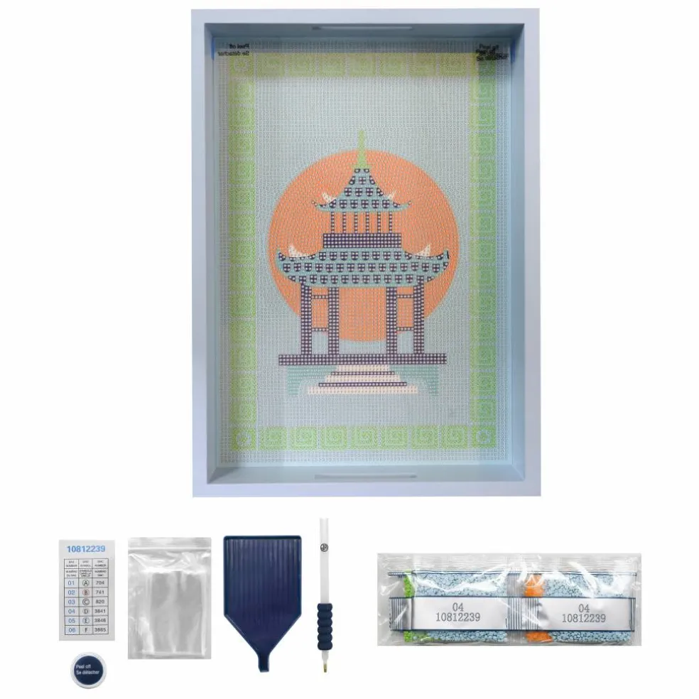 Jonathan Adler x Michaels 10" x 14" Pagoda Diamond Art Tray Kit