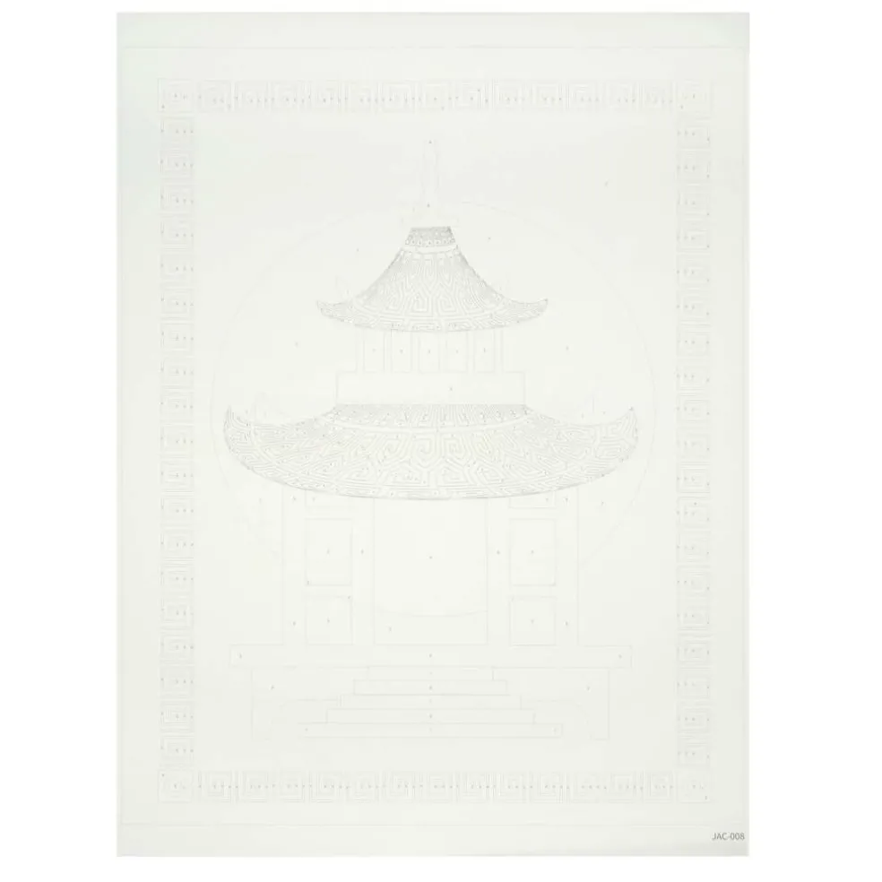 Jonathan Adler x Michaels 16" x 20" Pagoda Paint-By-Number Kit