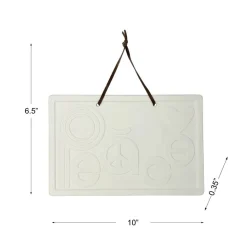 Jonathan Adler x Michaels 10" x 6.5" Peace DIY Ceramic Plaque