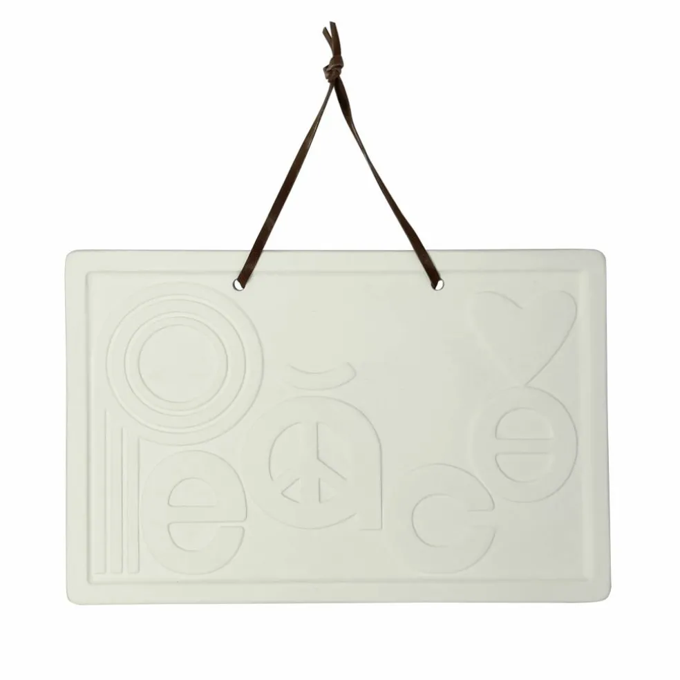 Jonathan Adler x Michaels 10" x 6.5" Peace DIY Ceramic Plaque