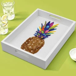 Jonathan Adler x Michaels 10" x 14" Pineapple Diamond Art Tray Kit