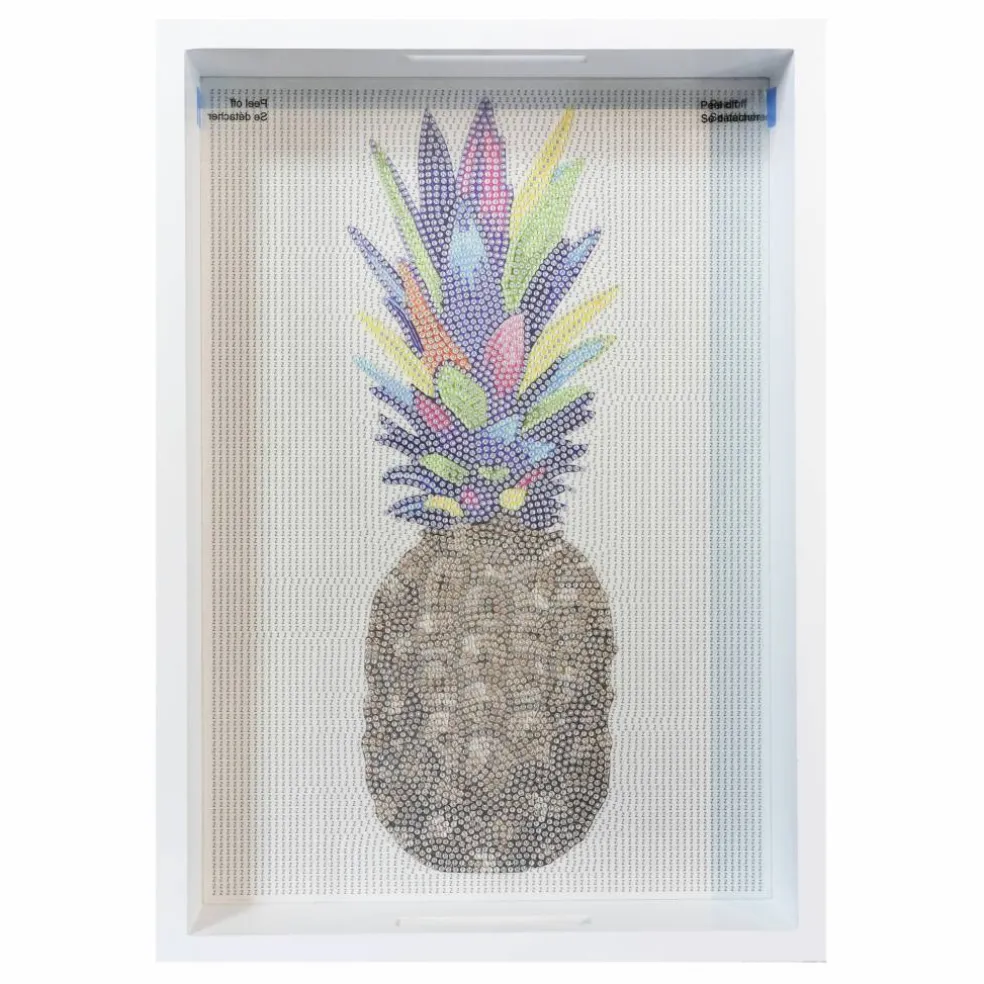 Jonathan Adler x Michaels 10" x 14" Pineapple Diamond Art Tray Kit