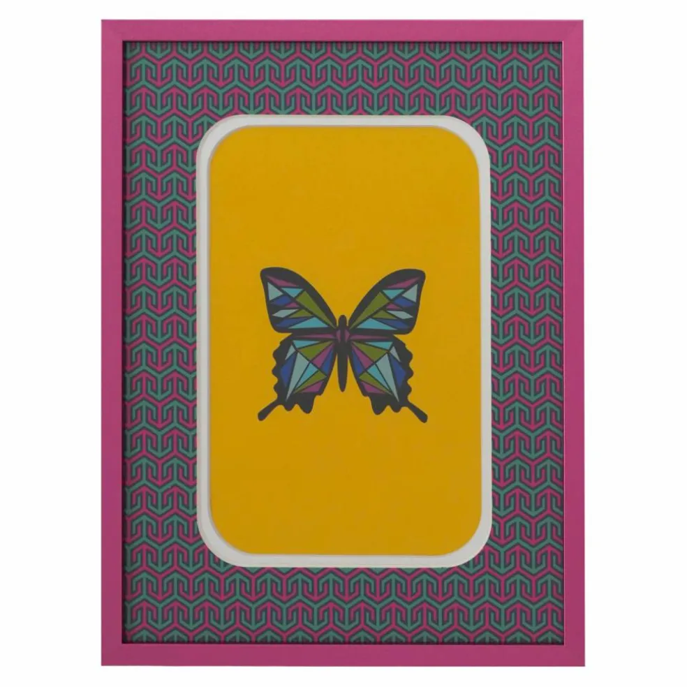 Jonathan Adler x Michaels 4" x 6" Pink Greek Key Matted Metal Tabletop Frame