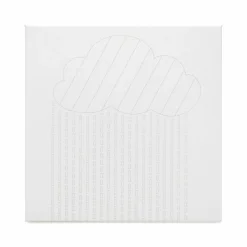 Jonathan Adler x Michaels 11" x 11" Rainbow Rainfall Canvas Painting Kit